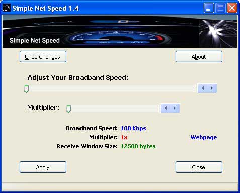 Simple Net Speed